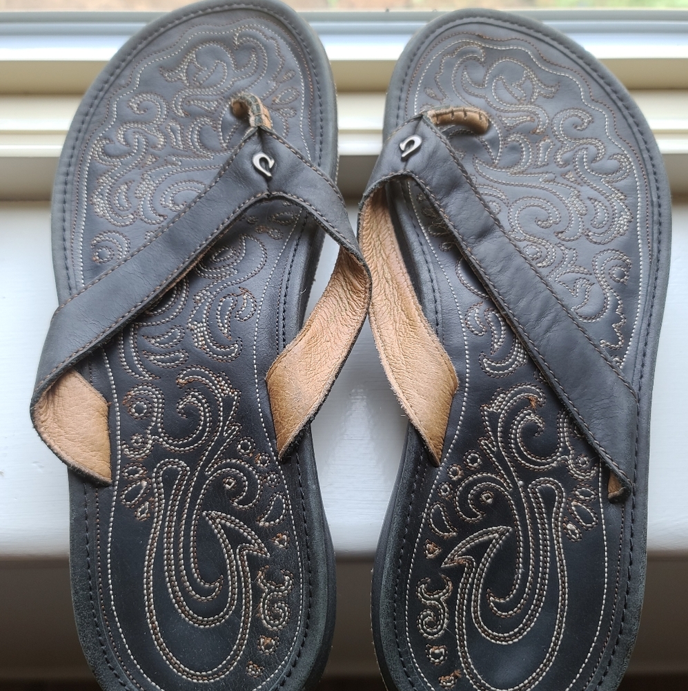 Women's Olukai Paniolo flip flops
